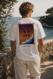Heavy Oversized 'Fleur du Silence' Unisex T-Shirt