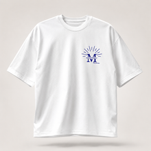 Heavy Oversized 'Fleur du Silence' Unisex T-Shirt